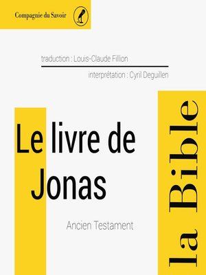 cover image of Le livre de Jonas